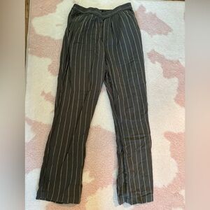 Obey Worldwide Geay & White Striped Pants